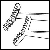 Green Fixation Forceps - E1600